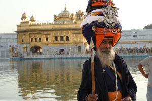 NIhang Singh at Golden Temple Amritsar